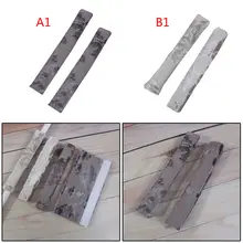 2x ручка крышки Декор пятен дверь холодильник духовка Кухонная техника серый Принт