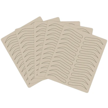 

5 Pieces Eyebrow Tattoo Skin Latex Practice Microblading Practice Skin Tattoo Skin Practice Sheet Special Eyebrow Designs For Co