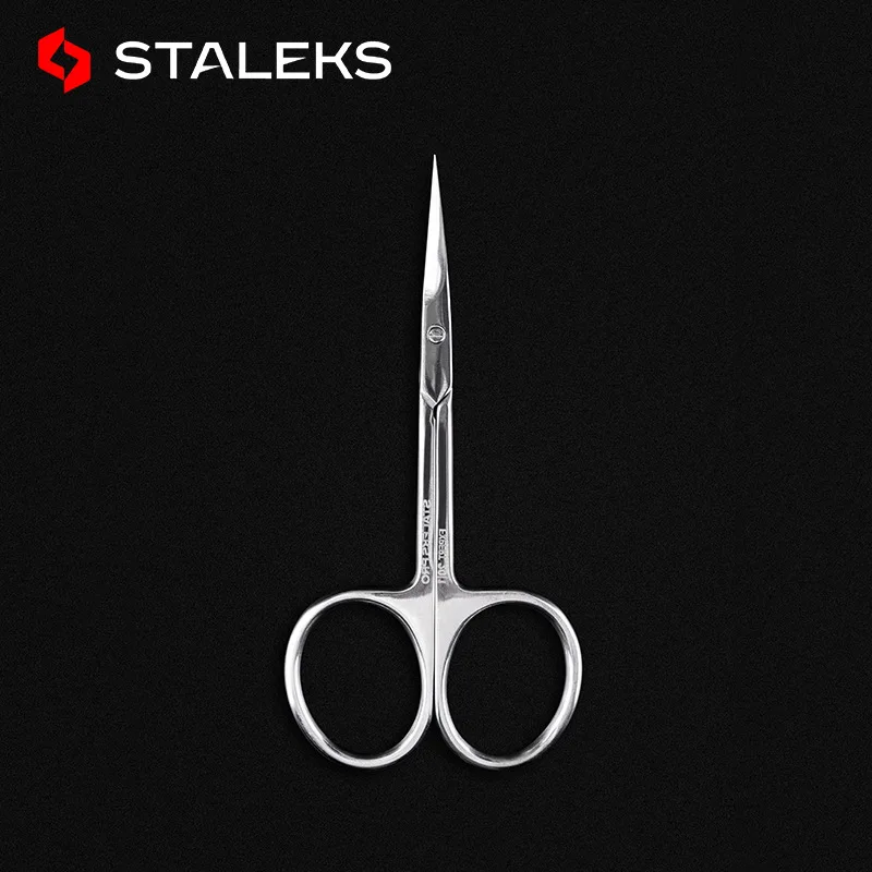 

STALEKS Stainless Steel Eyebrow Scissors Double Eyelid Sticker Beauty Scissors Profession Dead skin scissors Nose Hair Tool