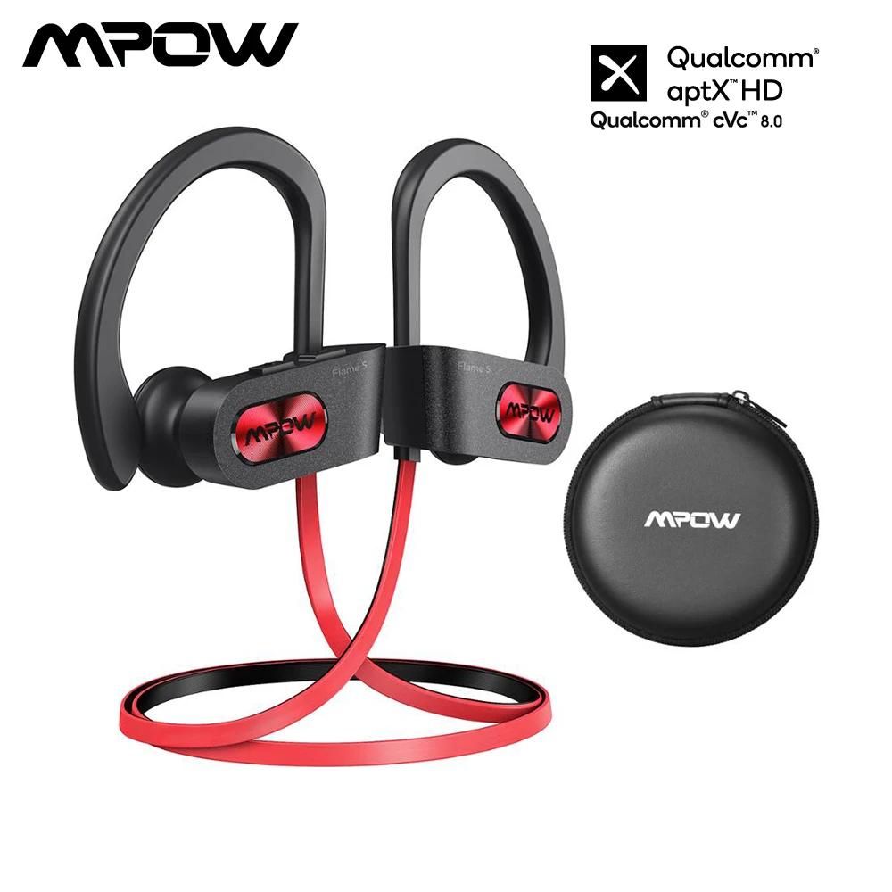 Беспроводные наушники Mpow Flame S aptX HD Bluetooth 5 0 с IPX7 водонепроницаемыми басами и