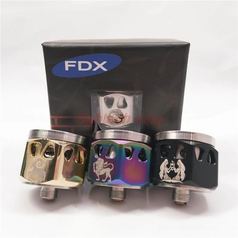 Новинка 24 мм Спиннер FDX подсветка электронной сигареты V4 светодиодное