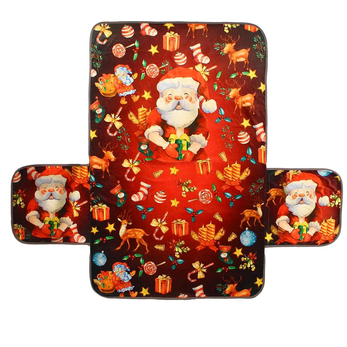 Red Double Sofa Диван Ipad Mini 1/2/3-4 сиденья моющийся коврик-лежак чехлов мебель Рождественский Декор полиэстер 3D диванные покрывала с принтами высокие эластичные - Цвет: Red Double Sofa