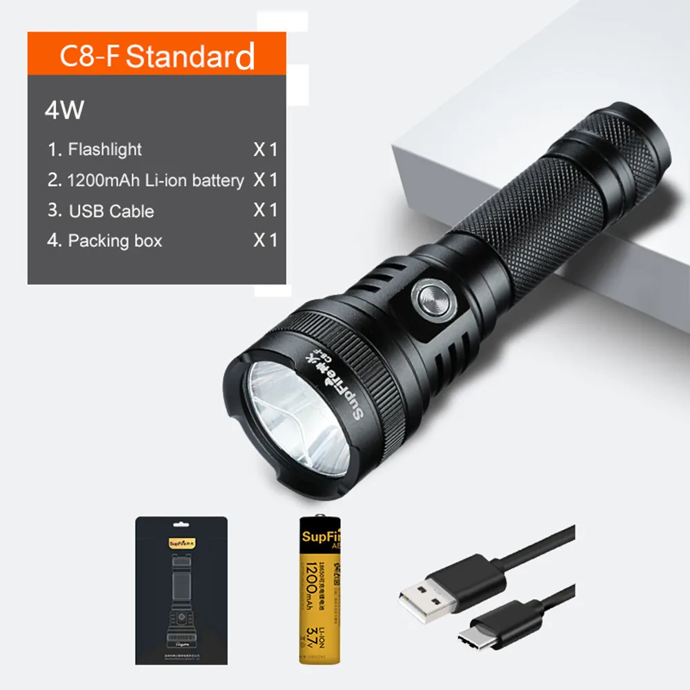 Светодиодный фонарик Supfire мини фонарь светильник онарь для кемпинга и рыбалки