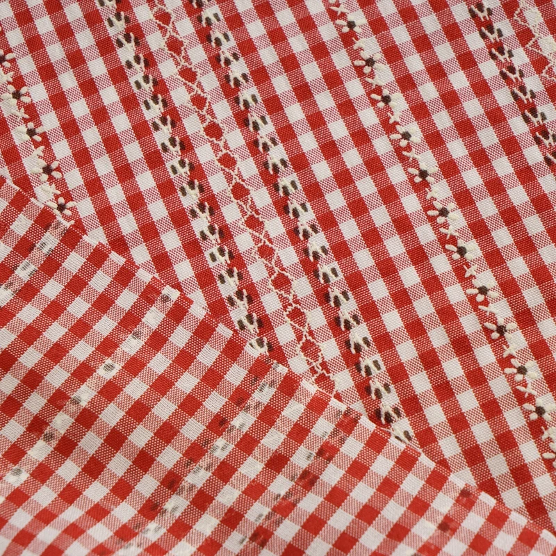 Классическая тканая ткань в красную полоску для девочек, платье и рубашка, аксессуары ручной работы, 45X145 см(0,5 ярда) K47