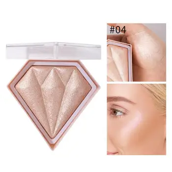 

Diamond Highlight Powder Highlighter Palette Tool Maquillaj Face Glow Contour Makeup Shimmer 5 Colors M2J1