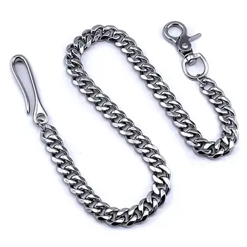 

15mm Huge Stainless Steel Biker Wallet Chain Punk Pants Key chain #s03