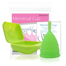 

SPEQUIX Medical Silicone Cup For Women Reusable Menstrual Cup Menstrual Pads Feminine Hygiene with Traval Box
