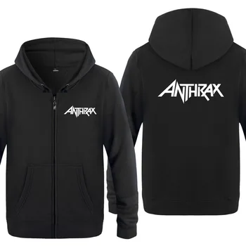 

Zipper Hoodies Men Heavy Metal Music Rock ANTHRAX Hoodie Hip Hop Fleece Long Sleeve Man's Jacket Sweatshirt Skate Tracksuit New