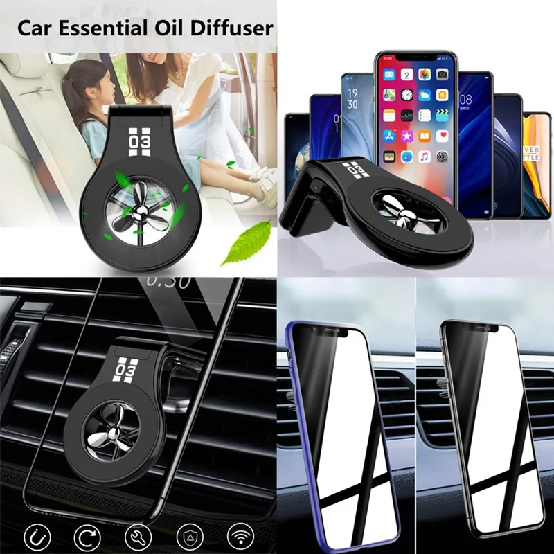  Universal Magnetic Auto Telefon Halter Stehen In Auto für iPhone für Xiaomi Samsung Magnet Air Vent