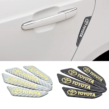 

Car Side Door Anti-collision Bumper Strip Sticker for Toyota Logo Corolla Mr2 Camry Prius Avensis Rav4 Prado Hilux CHR Fortuner
