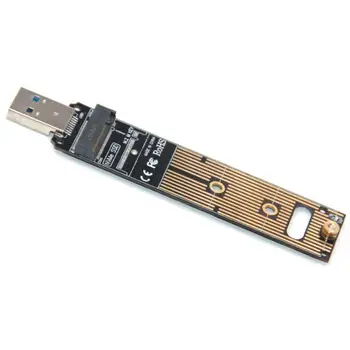 

M.2 NVME SSD to USB 3.1 Adapter High-speed Retrieval and Backup of Data PCI-E to USB Type A 3.0 Internal Converter Card