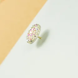 Creative Pushpins Dazzling Color Work Letter Nails Personality Pushpin Cork Wall Nails Big Needle Kindergarten Office Supplies