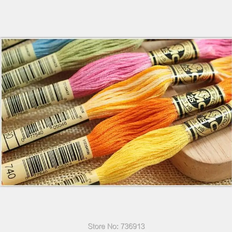 447 шт. нить DMC вышивка крестом из 100% хлопка|yarn thread|dmc threadthreading thread |
