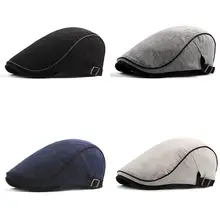 Новинка, мужские шапки-береты, Кепка для гольфа, вождения, защита от солнца, плоская кепка, модные хлопковые береты, кепка s для мужчин, повседневная Кепка, козырьки, кепка Casquette