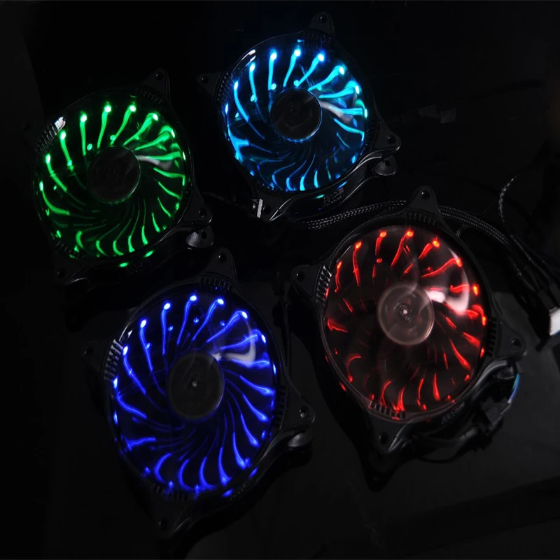 Pccooler звездное небо 12 см компьютерный корпус охлаждающий бесшумный вентилятор RGB волшебный регулируемый светодиодный 120 мм cpu кулер вентилятор водяного охлаждения