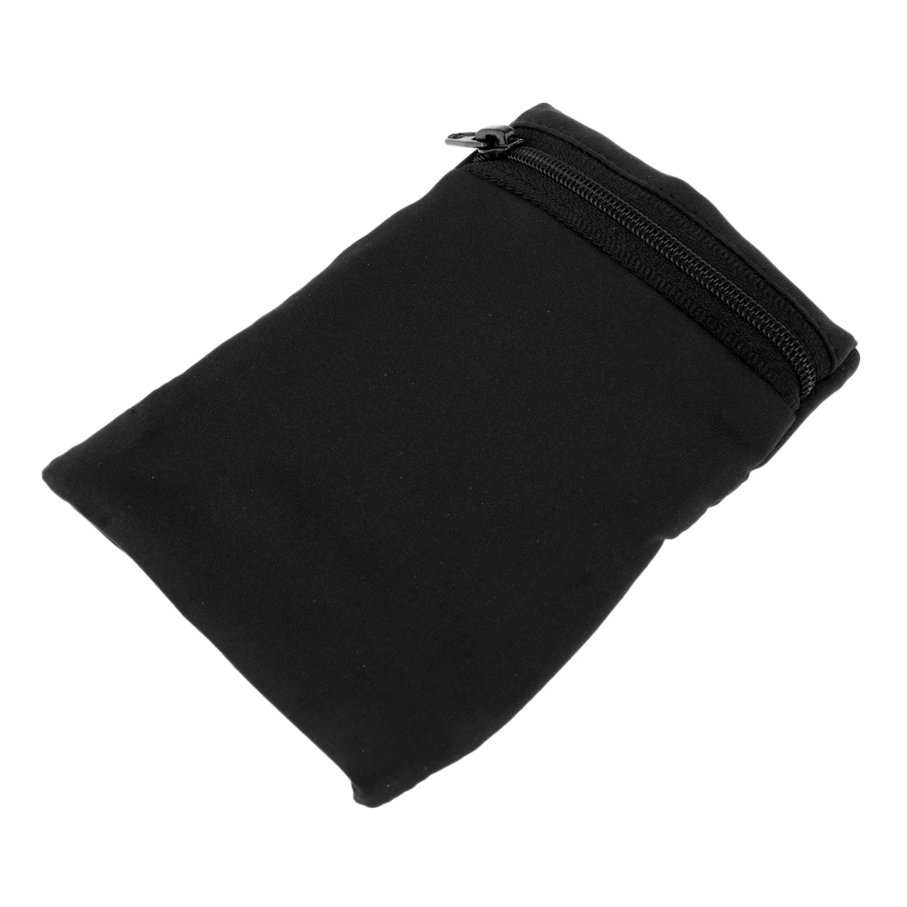 Unisex Zipper  Cycling Gym Tennis Sports Wristband Sweatband Wallet