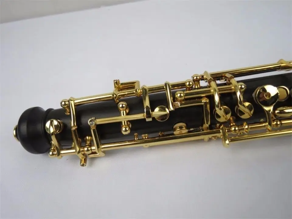 Great Professional ebony concert full-automatic oboe,gold-plating C key