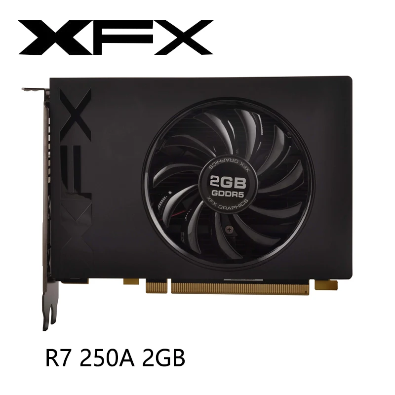 Used XFX Radeon R7 250A 2GB Video Cards GPU For AMD R7250A GDDR5 128bit Graphics Screen Desktop Computer | Компьютеры и офис