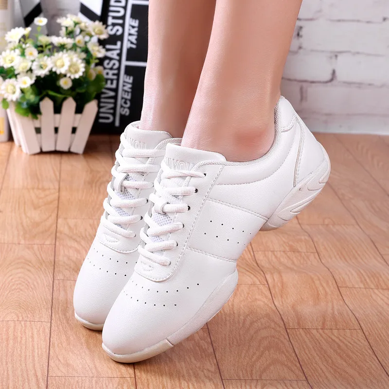 Dance Shoes Children Boy Girl Modern Soft Outsole Jazz Sneakers Aerobics Breathable Lightweight Kids Dancing Fitness Sport