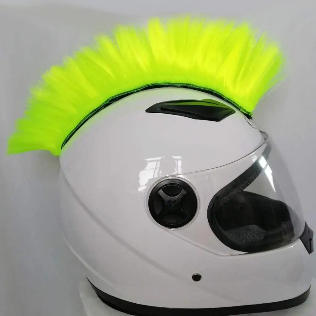 Motorbike Skinhead Wig Punk Helmet Mohawk Wig Hairpiece