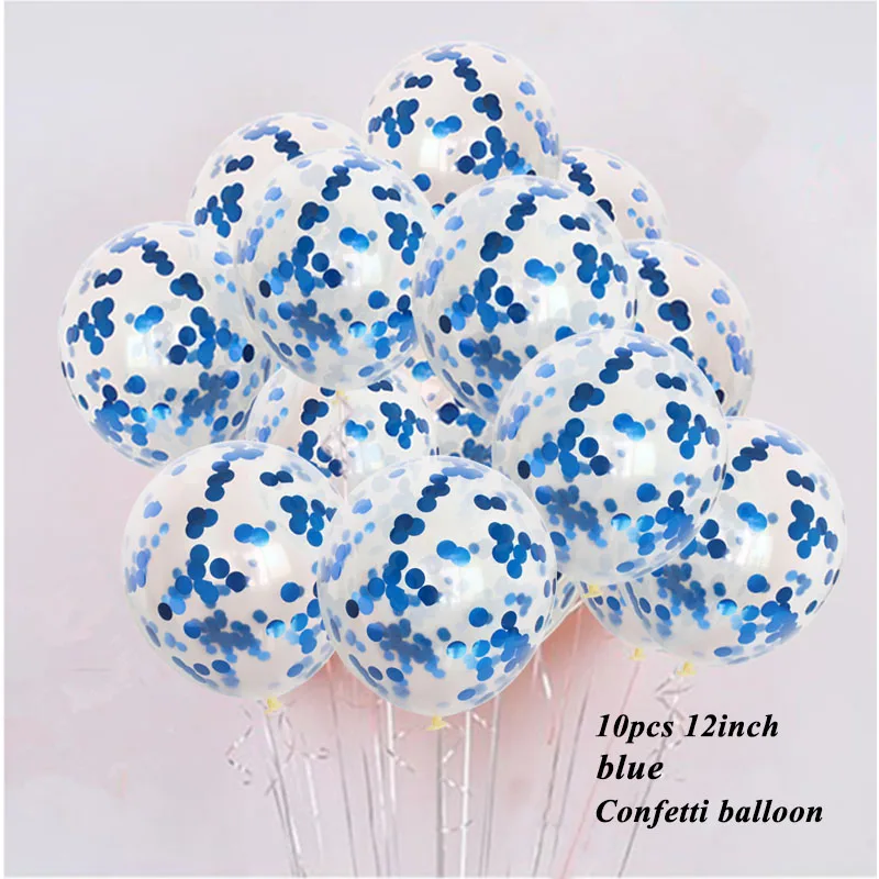 bue dot confetti 10 шт., 12 дюймов, золотой Звездный конфетти, воздушные шары для мальчиков и девочек, для свадьбы, дня рождения, сделай сам, украшение стола, девичник, девичник, вечерние, Декор - Цвет: bue dot confetti