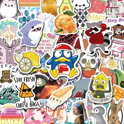 Autocollant de style mignon dessin animé, 50 pièces, pour téléphone portable, guitare, casque d'ordinateur portable, Automobile, tasse d'eau, papeterie de décoration de fête 