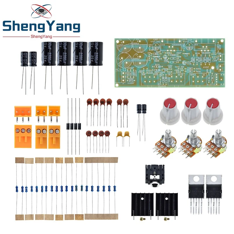 TDA2030A DIY-Kit Elektronischer Verstärker Zweikanal-Leistungsplatine DIY-Bausatz für Arduino Produktions-Trainingspaket Studentenlabor TDA2030 – Detail 10