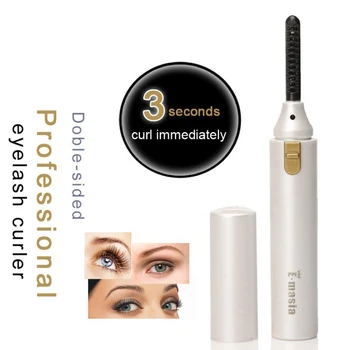 

1pcs Electric Eyelash Curler Double Sided Lashes Applicator Long Lasting Eyebrow Curling Portable Curling Eyelashes Makeup Tool