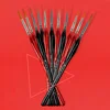 1Set Numbers Brushes Artistic Accessories Multipurpose Painting Supplies Sketch Pen Oil Painting Pens Red/Black Wooden ► Photo 3/6