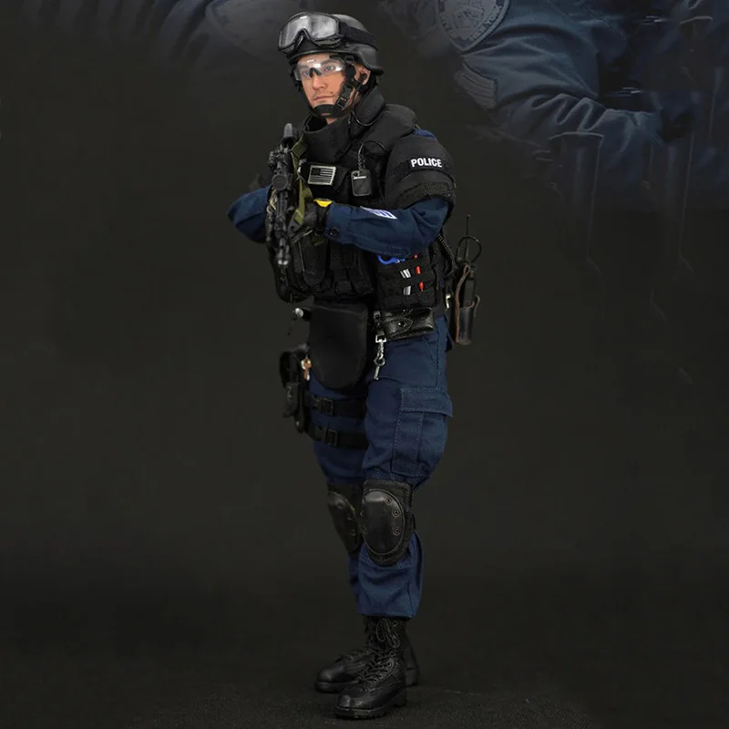 

1/6 Scale SS100 US Police Special Forces Men Soldier Clothes Male Combat Uniform For 12" Full Set Action Figures Body Doll Toy