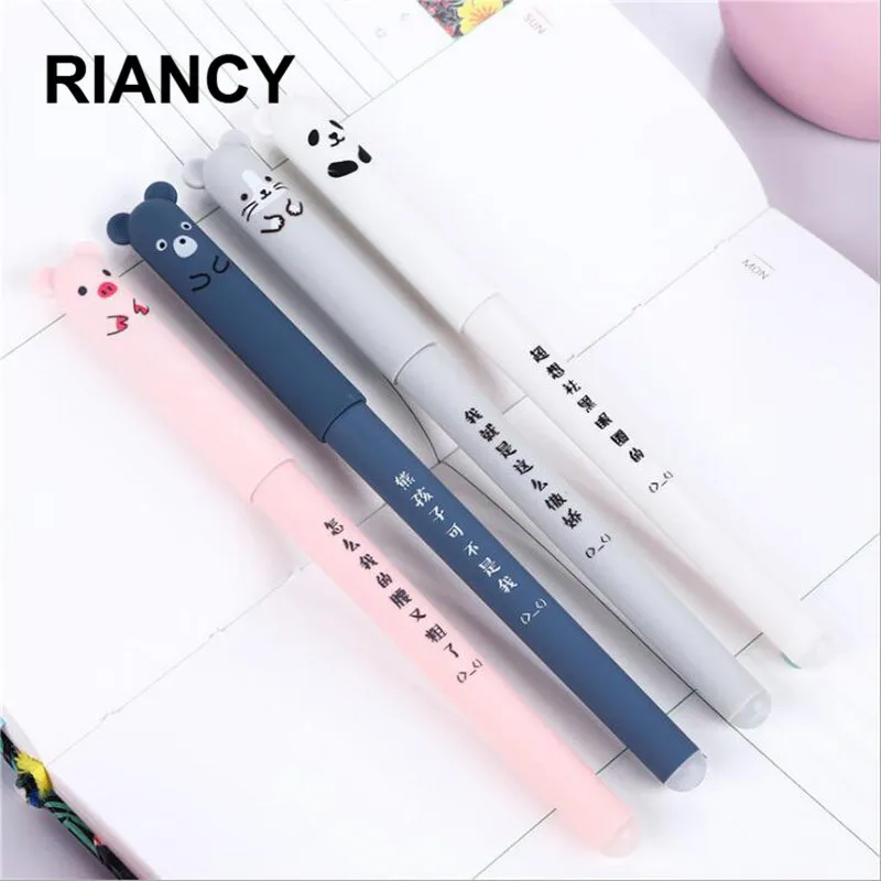 

0.35mm Panda Pink Mouse Erasable Blue Ink Gel Pen School Office Supply Stationery Papelaria Escolar Stationery 040012