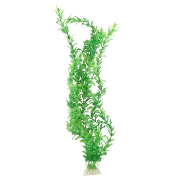 

20" Height Aquarium Decorative Green Plastic Simulation Floating Plant Grass