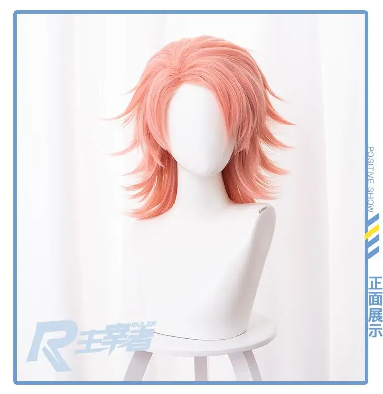 Wigs Prop Demon Slayer Kimetsu No Yaiba Sabito Cosplay Orange