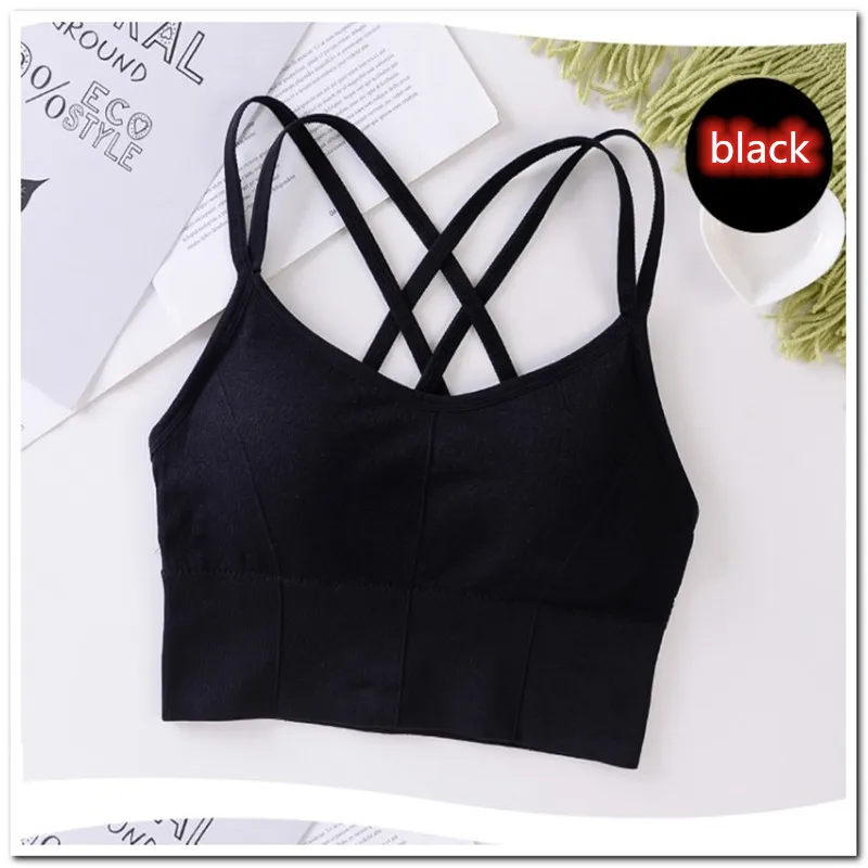 Sports Bra Women Fitness Top Seamless Yoga Underwear Running Yoga Gym Crop Top Push Up Sport Bra Vest