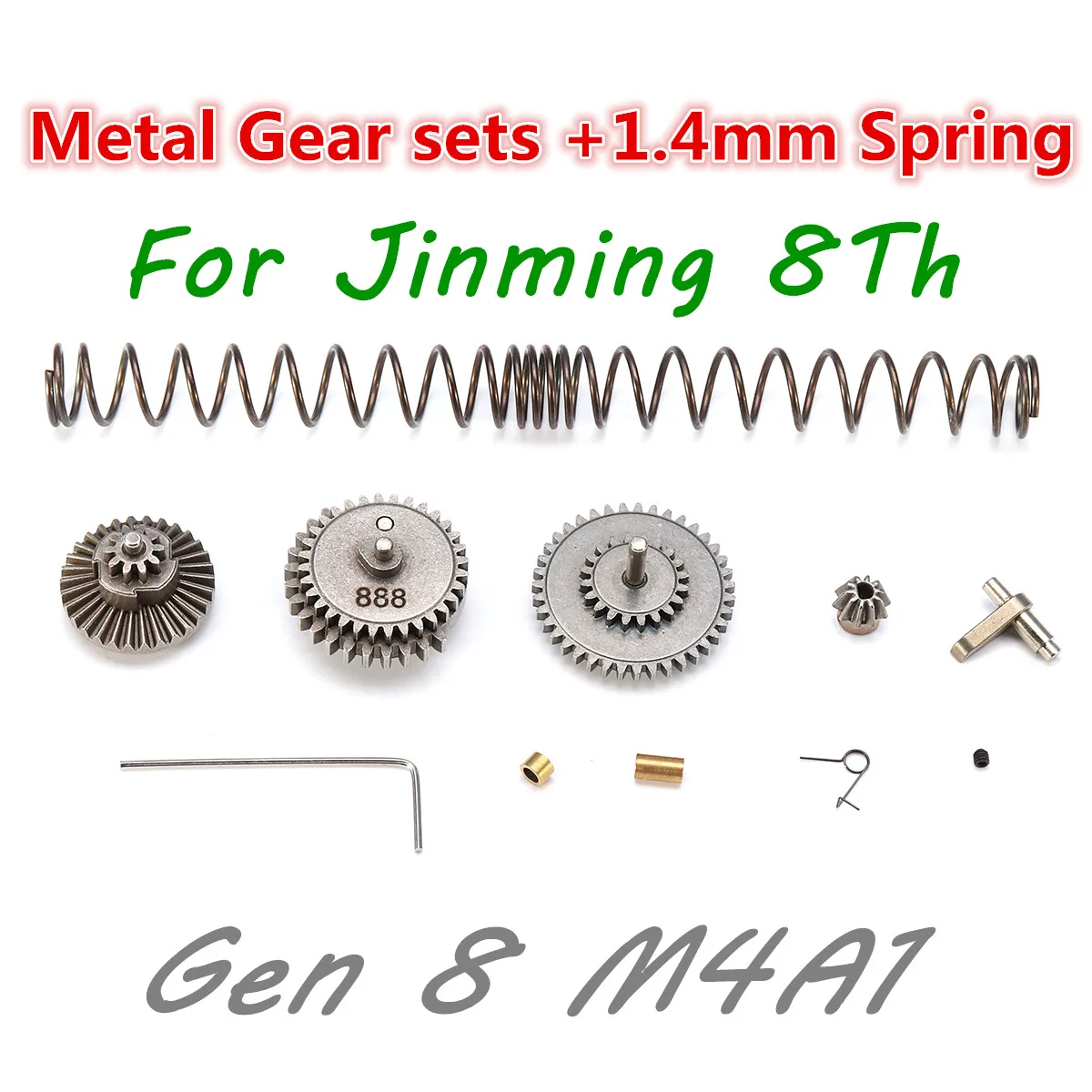 Details about   Jinming Upgrade Piston Head 8 Holes For Gen 8 Gearbox Gel Ball M4A1 Part Kit 
