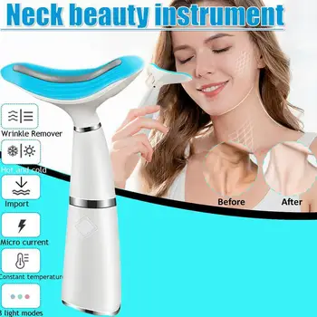 

Neck Lifting LED Therapy Device Face Lifting Tool Vibration Reduce Device Chin Double Remove Anti-Wrinkle Tighten Skin Y0X7