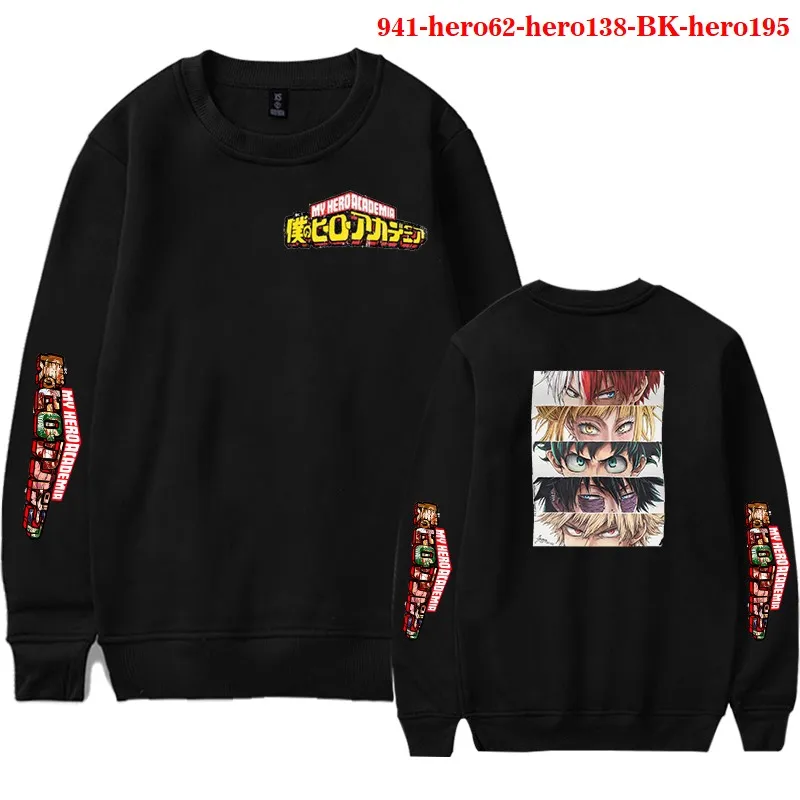 

Sweatshirt Pullovers Long-Sleeve Tracksuit My Hero Academia-Printed Hoodies Harajuku Woman Clothes Gothic Hero Oversized Hoodie