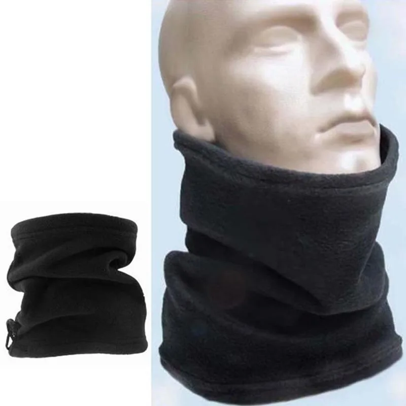 

Unisex Polar Fleece Neck Warmer Thermal Snood Scarf Hat Wear Snowboarding Outdoor Multi-functional Fishing Football Scarves