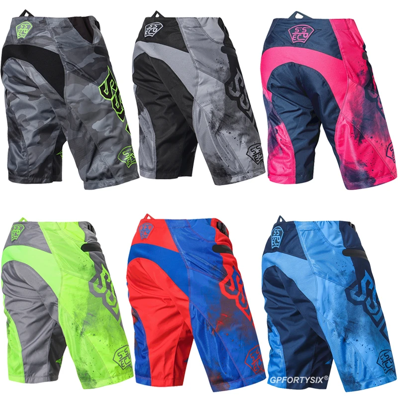 SSPEC Pantalones cortos para motociclismo para y mujer, shorts todoterreno para ciclismo montaña o de descenso, MTB y cortos| - AliExpress