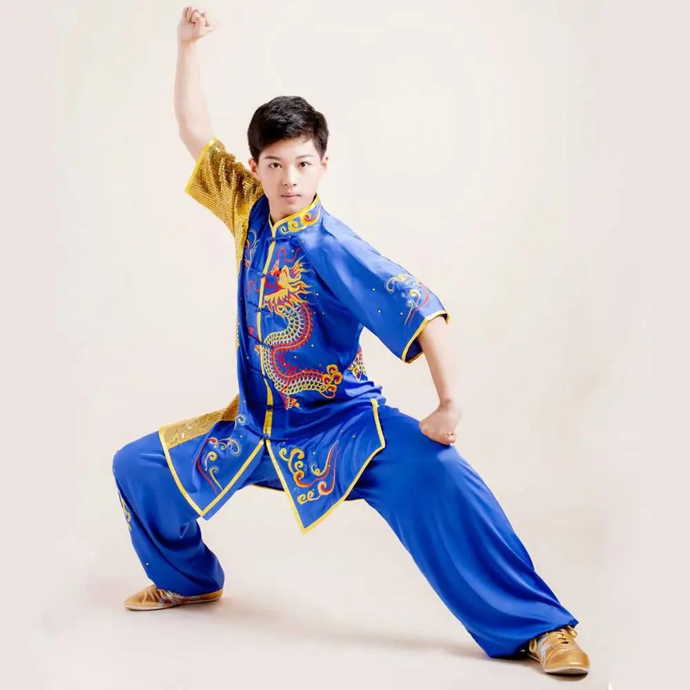 Одежда wushu taichi taiji униформа changquan для боевых искусств одежда соревнований с