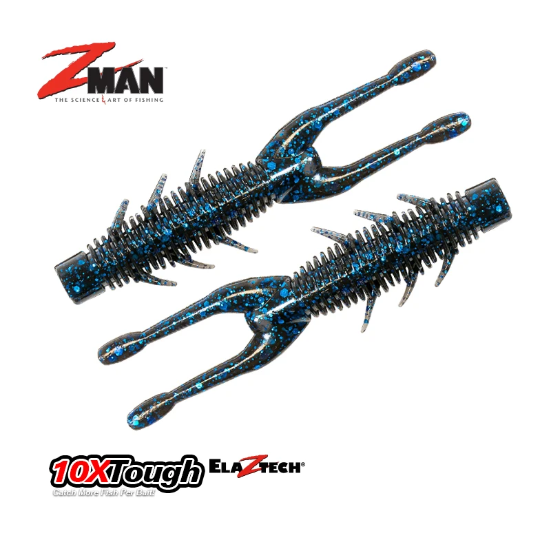 Original ZMAN TRD HOGZ Soft Fishing Lures 7.6cm 6pcs/bag 6 Colors