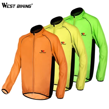 

WEST BIKING Cycling Jacket Men Women Windproof Bike Jersey Waterproof Long Sleeve Cycle Clothing Outdoor Sport Wind Coat Jacket
