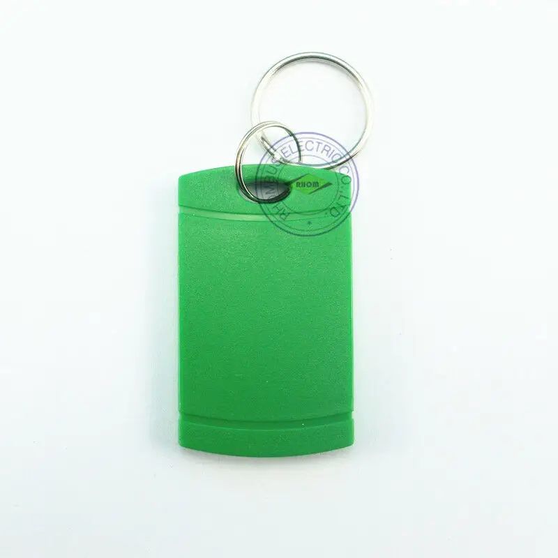 20 шт. T5577 Programabl e 125 кГц RFID метки брелки для ключей - Цвет: Green