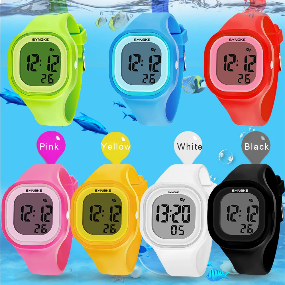Women Watches Waterproof Sports Watch Couple Square Dial Electronic Clock Mens Digital Watches Boy Girl Gift quartz watch digital watch