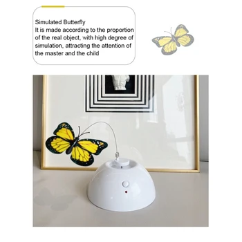 

Interactive Feather Toy Mimi electric small cat cat turntable funny cat stick self hi toy smart standby (no battery)