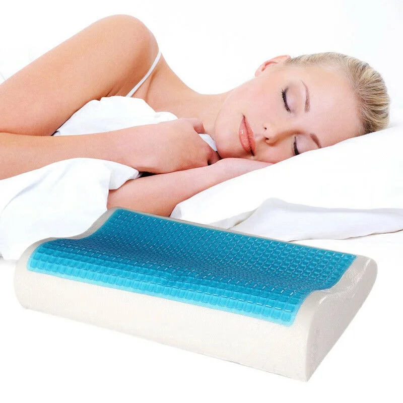Комфортная пена с эффектом памяти подушка для расслабляющего охлаждения сна помогает вам облегчить боль в шее и плечах через все ночные рубашки