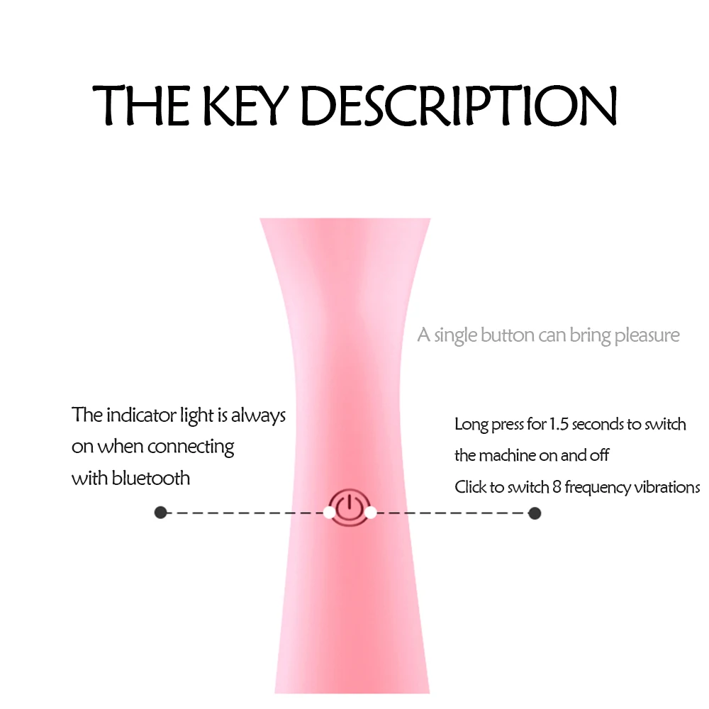 APP Remote Vibrator Sex Toys For Women G-spot Stimulator Sex Toys for Adults Bluetooth Wireless Remote Control Female Masturbate (6)