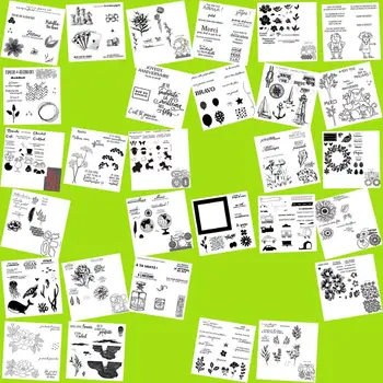 

French word Transparent Clear stamp and cutting dies DIY Silicone Seals Scrapbooking /Card Making/Photo Album Decoration