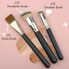 Ronshadow única escova de maquiagem fundação corretivo facial compõem escovas beleza cosméticos ferramenta