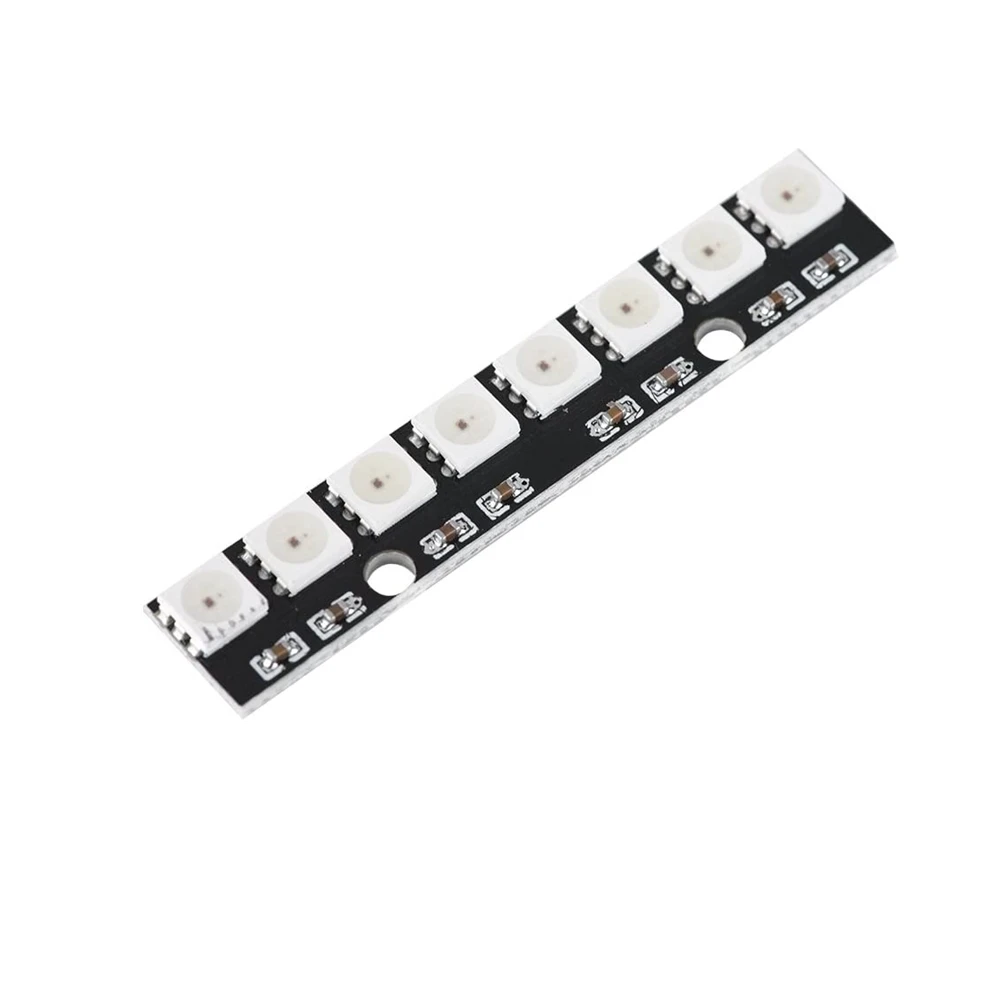 8 бит WS2812 5050 RGB светодиодные лампы Встроенная полноцветная управляемая